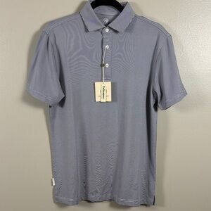 Duck Head Men's Short Sleeve Performance Polo Faded Peri